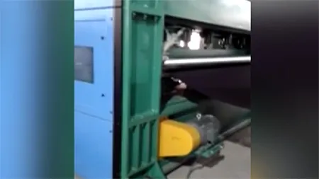 Nonwoven carpet production line