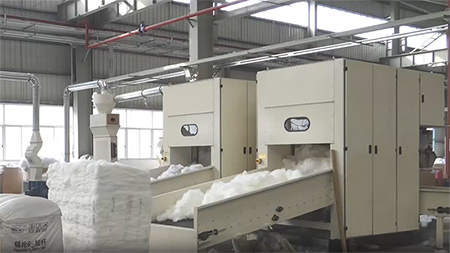 Filter felt production line
