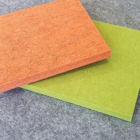 Display of soundproofing products produced by our nonwoven machinery